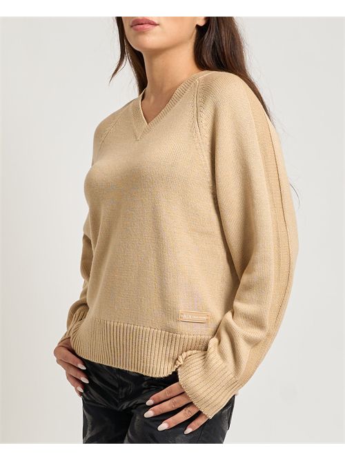 Maglione donna Armani Exchange con scollo a V ARMANI EXCHANGE | XW001335-AF13774U1051